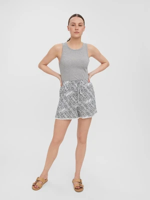 Vero Moda Szorty "Peace" w kolorze biało-czarnym rozmiar: XS