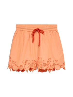 Vero Moda Szorty sportowe Lucia 10350997 Pomarańczowy jasny Regular Fit
