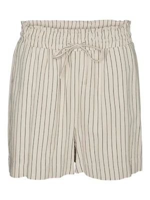 Vero Moda Szorty w kolorze beżowo-czarnym rozmiar: XS