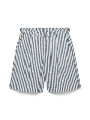 Vero Moda Szorty w kolorze biało-granatowym rozmiar: M