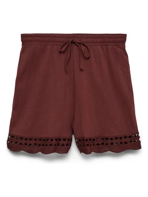 Vero Moda Szorty w kolorze bordowym rozmiar: M