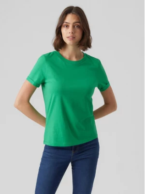 Vero Moda T-Shirt 10243889 Zielony Regular Fit
