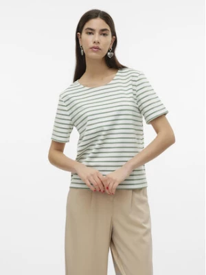 Vero Moda T-Shirt Abby 10304716 Zielony Regular Fit