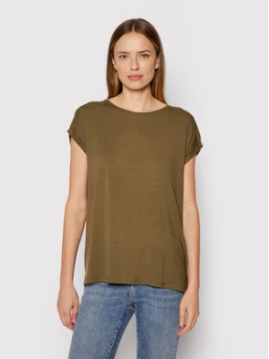 Vero Moda T-Shirt Ava 10187159 Zielony Relaxed Fit