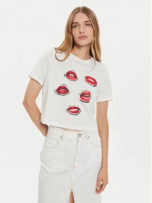 Vero Moda T-Shirt Elena 10326789 Biały Boxy Fit