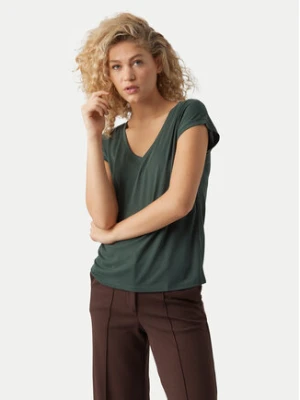 Vero Moda T-Shirt Filli 10247666 Zielony Regular Fit