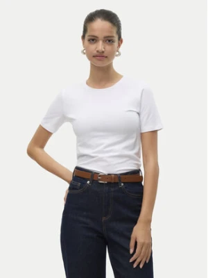 Vero Moda T-Shirt Lulu 10323755 Biały Regular Fit