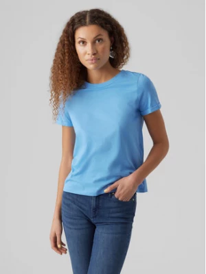 Vero Moda T-Shirt Paula 10243889 Niebieski Regular Fit