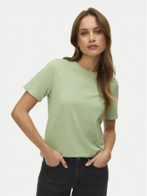 Vero Moda T-Shirt Paulina 10316991 Zielony Regular Fit