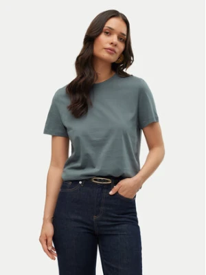 Vero Moda T-Shirt Paulina 10316991 Zielony Regular Fit