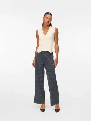 Vero Moda Top dzianinowy w kolorze kremowym rozmiar: M
