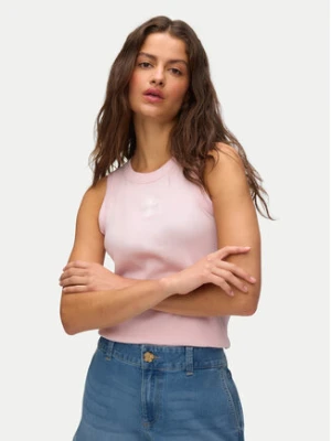 Vero Moda Top Nira 10341982 Różowy jasny Slim Fit