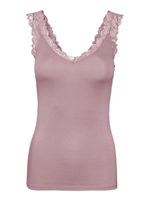 Vero Moda Top "Rosa" w kolorze pudroworóżowym rozmiar: XL