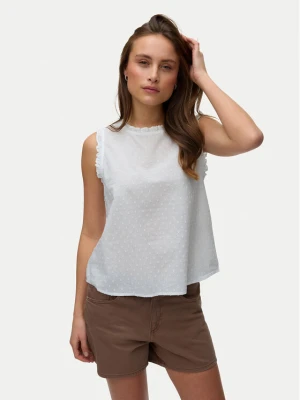 Vero Moda Top Trine 10342734 Biały Regular Fit