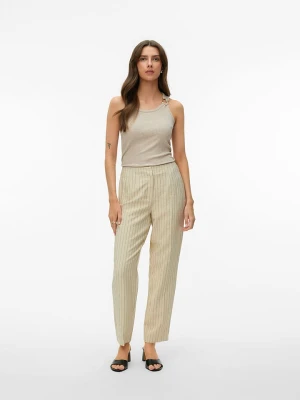 Vero Moda Top w kolorze beżowym rozmiar: L