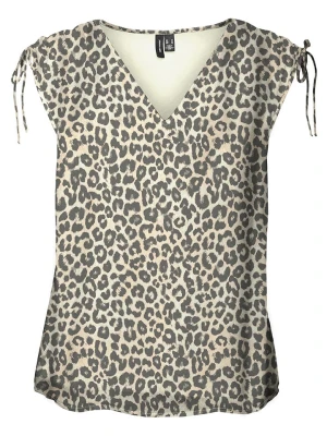 Vero Moda Top w kolorze beżowym rozmiar: XL