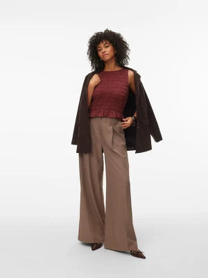 Vero Moda Top w kolorze bordowym rozmiar: S