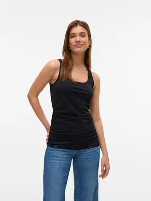 Vero Moda Top w kolorze czarnym rozmiar: S