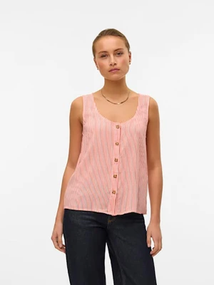 Vero Moda Top w kolorze czerwono-białym rozmiar: S