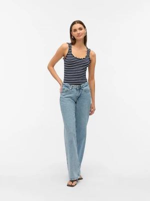 Vero Moda Top w kolorze granatowym rozmiar: S