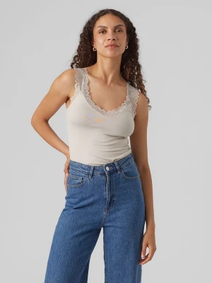 Vero Moda Top w kolorze kremowym rozmiar: XL
