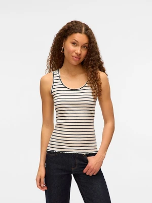 Vero Moda Top w kolorze kremowym rozmiar: L