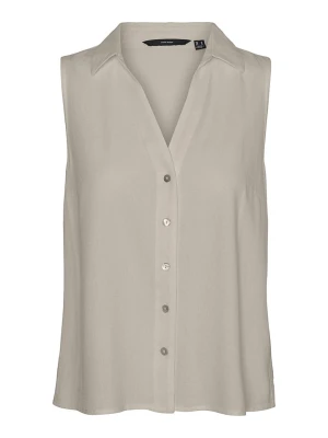 Vero Moda Top w kolorze szarym rozmiar: S