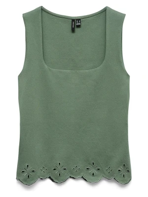 Vero Moda Top w kolorze zielonym rozmiar: L
