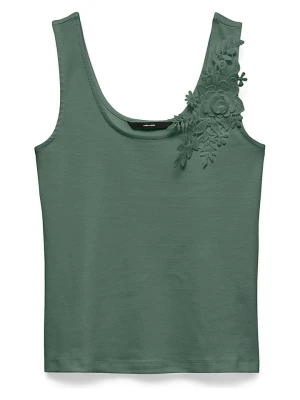 Vero Moda Top w kolorze zielonym rozmiar: S