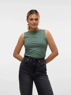Vero Moda Top w kolorze zielonym rozmiar: L