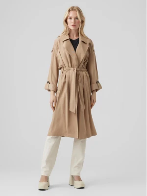 Vero Moda Trencz Bella 10252979 Beżowy Relaxed Fit