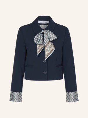 Veronica Beard Kurtka Ismena Z Odpinanym Kołnierzem I Rękawami 3/4 blau