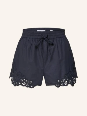 Veronica Beard Szorty Vilvaldi Z Koronką blau