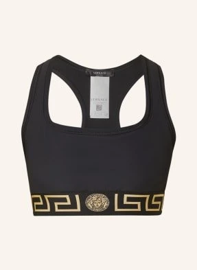 Versace Biustonosz Sportowy schwarz