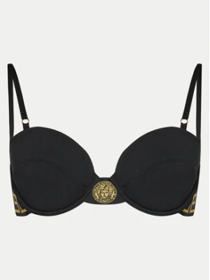 Versace Biustonosz z fiszbiną Greca 1000655 Czarny