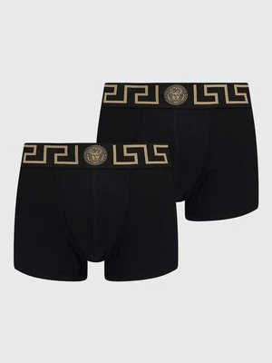 Versace bokserki 2-pack męskie kolor czarny AU10181 1A10011