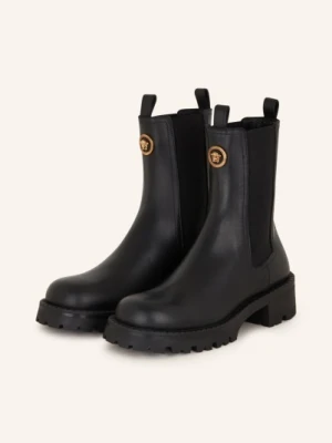Versace Botki Chelsea schwarz