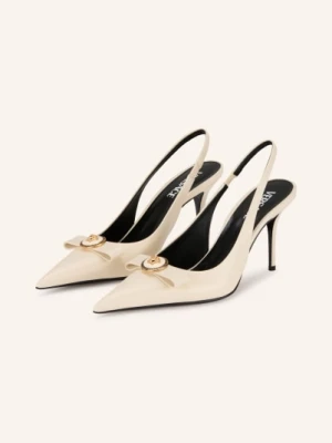 Versace Czółenka Typu Slingback weiss