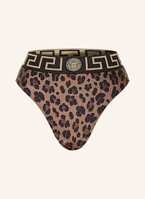 Versace Dół Od Bikini Z Wysokim Stanem braun