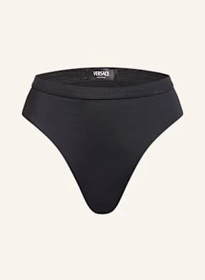 Versace Dół Od Bikini Z Wysokim Stanem schwarz