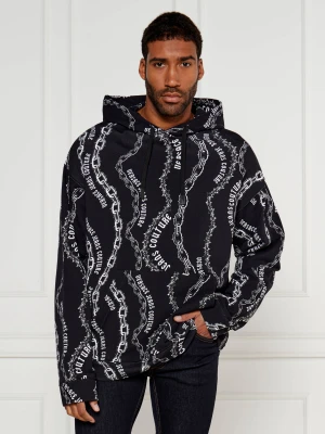 Versace Jeans Couture Bluza | Loose fit czarny
