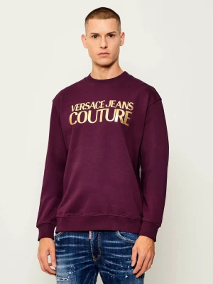 Versace Jeans Couture Bluza | Regular Fit bordowy