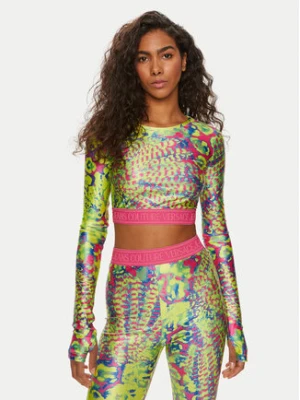 Versace Jeans Couture Bluzka 76HAH218 Kolorowy Slim Fit