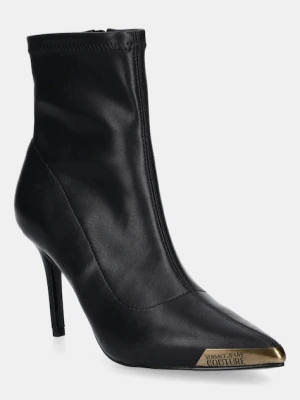 Versace Jeans Couture botki kolor czarny na szpilce 79VA3S51 ZS901 899