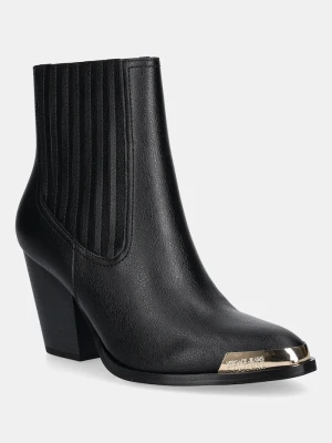 Versace Jeans Couture botki skórzane czarny