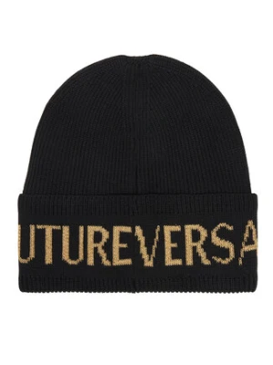 Versace Jeans Couture Czapka Big Beanie 79YAZK40 Czarny