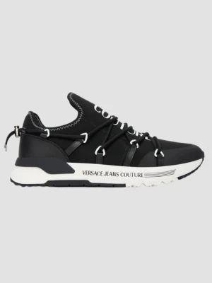 VERSACE JEANS COUTURE Czarne męskie sneakersy Fondo Dynamic Dis. Sa6