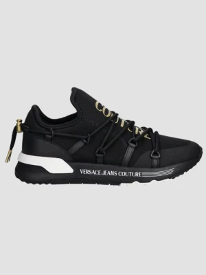 VERSACE JEANS COUTURE Czarne męskie sneakersy Fondo Dynamic Dis. Sa6, Rozmiar 41