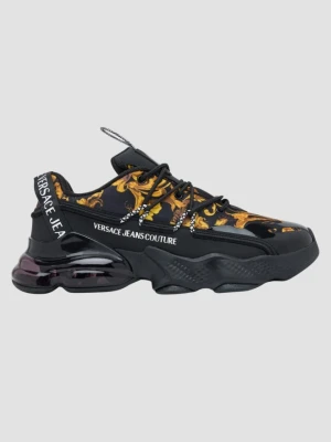 VERSACE JEANS COUTURE Czarne męskie sneakersy Fondo Nomo Dis. 15