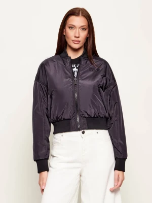 Versace Jeans Couture Dwustronna kurtka bomber BAROCCO ALL. | Cropped Fit